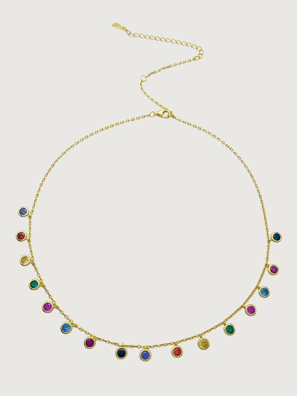 Anna Necklace in 18K Gold Plated Sterling Silver