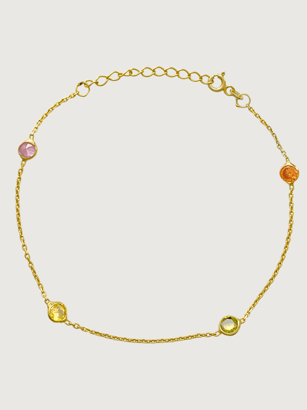 Diana Anklet in 18k Gold-plated Sterling Silver