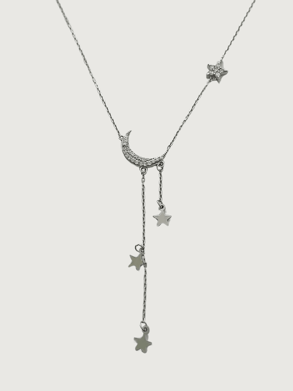 Alia Lariat Necklace 925 Sterling Silver