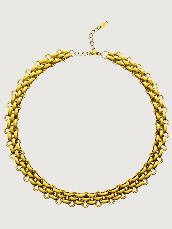 Clara Chunky Necklace in 18K Gold Plated Metal