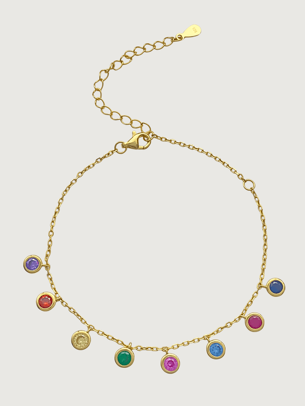 Anna Bracelet in Sterling Silver with 18K Gold Plating