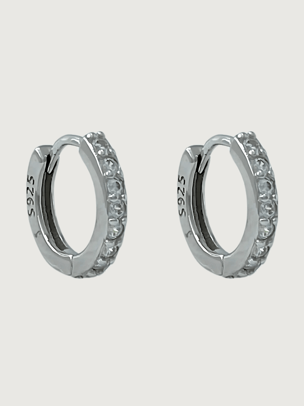 Lana Huggie Hoop Earrings In Sterling Silver