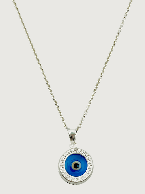 Azure Amulet Pendant Necklace in Sterling Silver