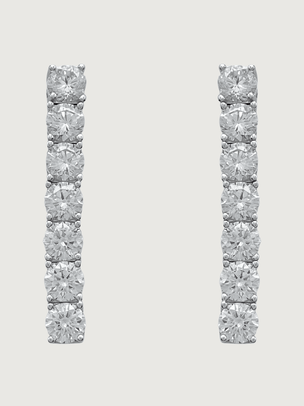 Zara Drop Earrings in Sterling Silver