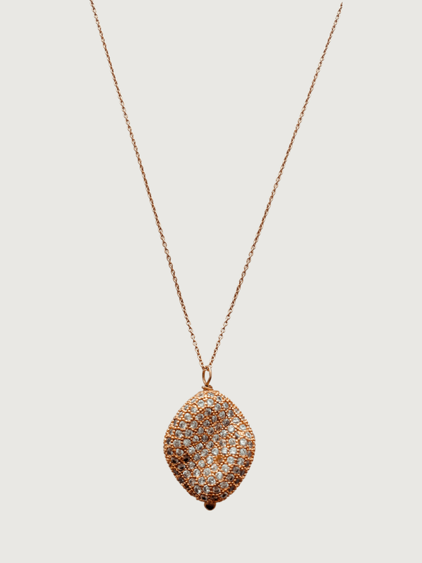 Natasha Pendant Necklace in 18K Rose Gold Plated Sterling Silver