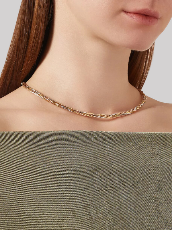 Elena Chain Necklace in 925 Sterling Silver