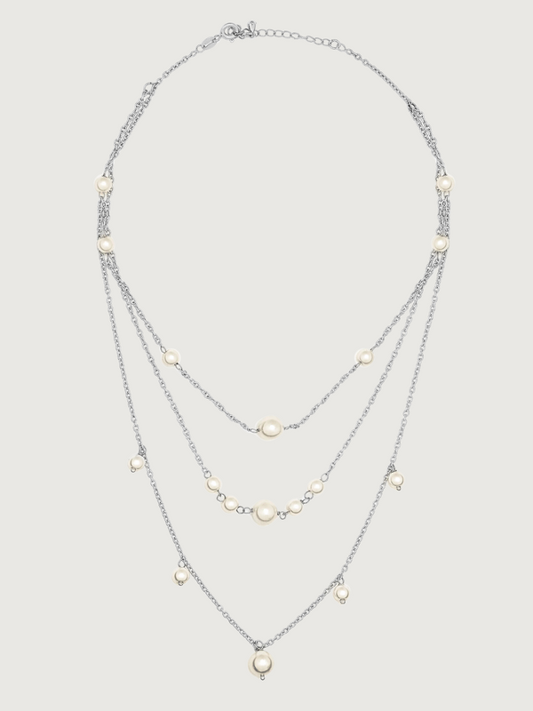 Myra Pearl Necklace in 925 Sterling Silver