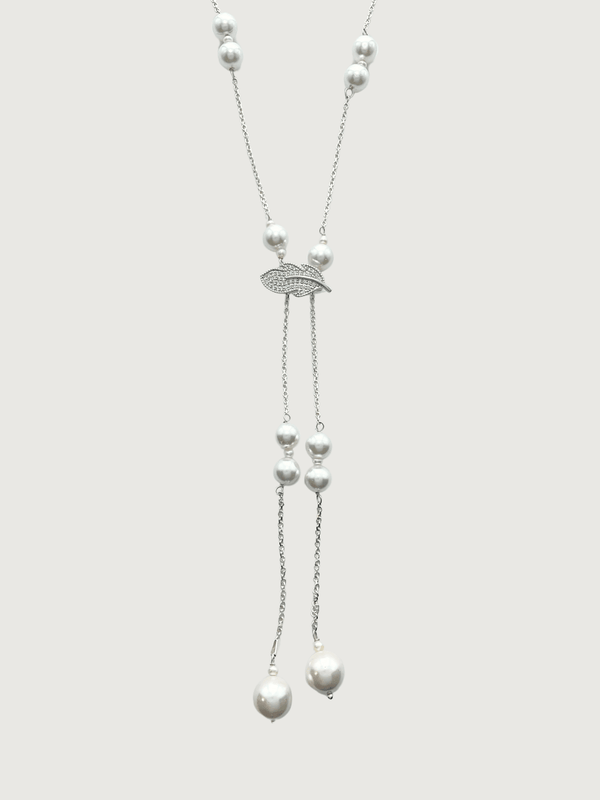 Hailey Long Necklace in 925 Sterling Silver