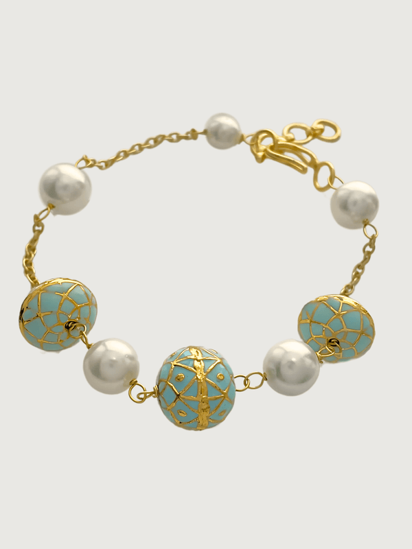 Nyla Bracelet in Sterling Silver with 18K Gold Plating