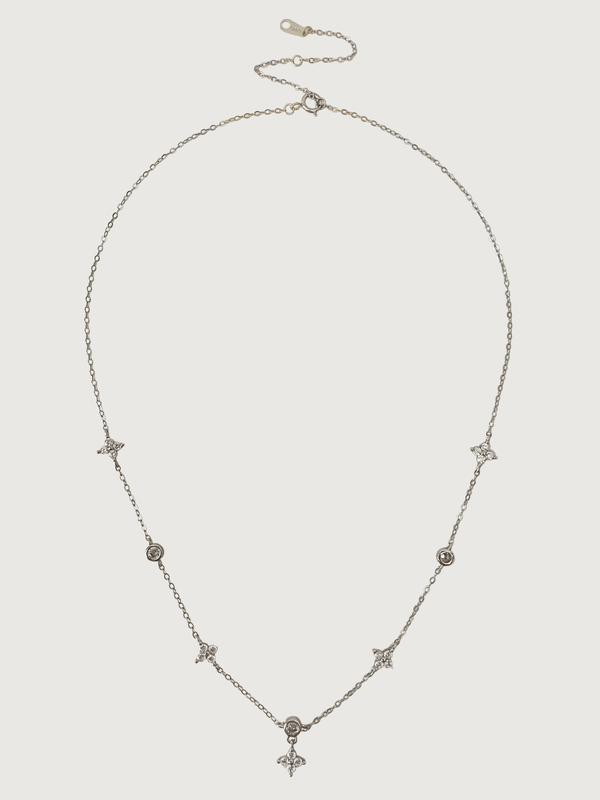 Irene Star Charm Necklace in 925 Sterling Silver